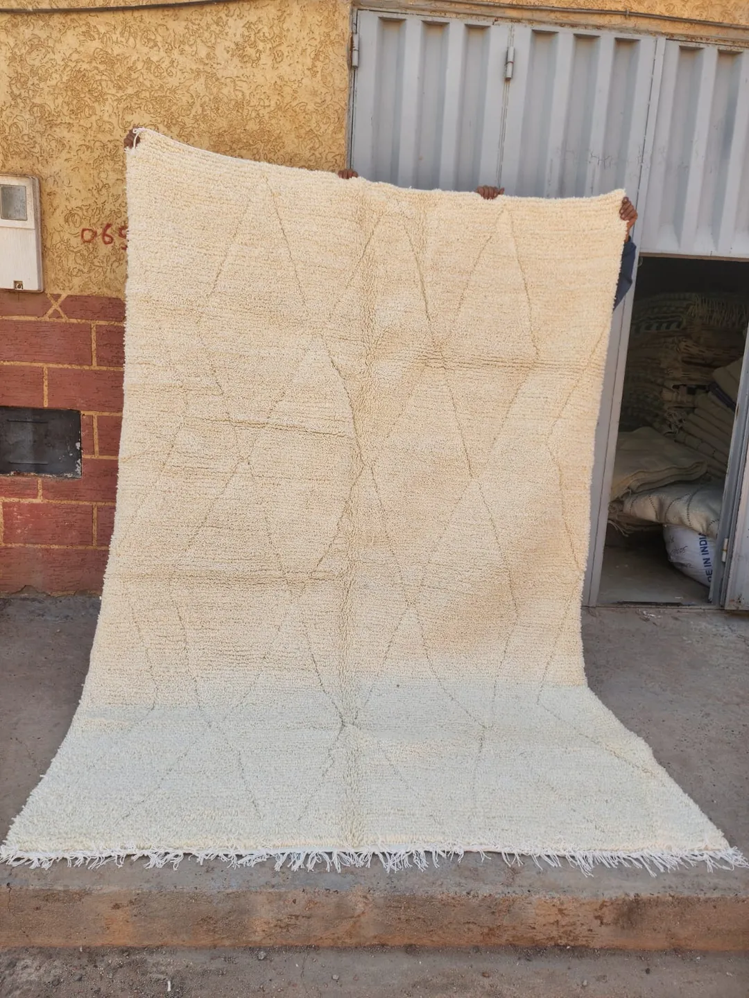 Beni Ourain Berber Moroccan Wool Area Rug